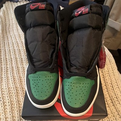 Nike Air Jordan 1 Retro High OG Pine Green 2.0 2020 Black 555088-030 Men's