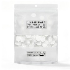 Compressed Towel 100 PCS Mini Tablets Disposable Portable Face Towel Cotton C...