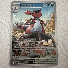 Carte Pokemon CROCORIBLE 137/086  EV10.5 Foudre Noire  Rare