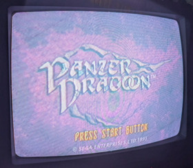 Panzer Dragoon CIB w/ Obi & Poster. Sega Saturn. From Japan. Tested & Working.