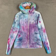 Lululemon Scuba Hoodie Women's 12 Multi Tie Dye Full Zip Thumbholes SeaWheeze
