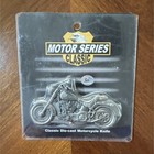 Motor Series Classic Die-cast Motorcycle Pocketknife Stainless Steel Silver — photo 1