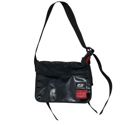 Manhattan Portage 55DSL Messenger Bag, Black Unisex Women USED