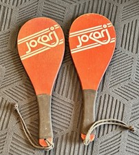 Vintage Red JOKARI Racquetball Paddles