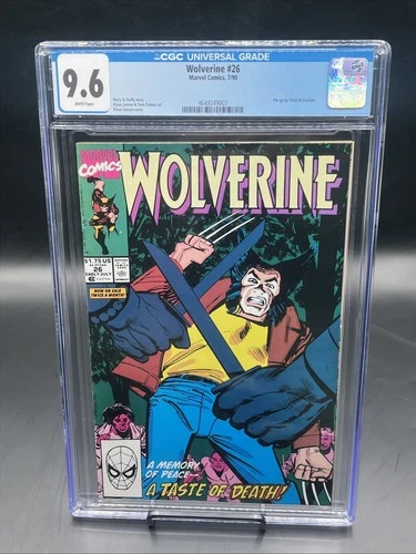 Wolverine #26 (Marvel Comics Early July 1990) CGC Graded 9.6 White Pages
