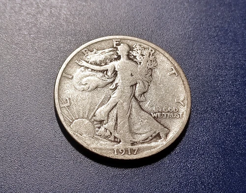 VG 1917-S Rev.  Walking Liberty Half Dollar