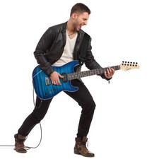 Glarry School Band GST Stylish 6 String Electric Guitar Kit with 20W AMP Bag
