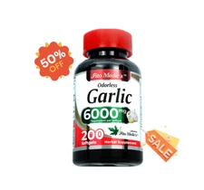 FITO MEDIC'S Lab | Garlic Supplements | Garlic Pills | 6000 Mg Equivalent 200 Ca