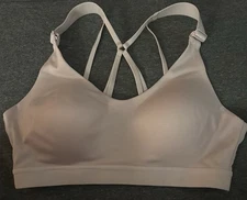 Calia By Carrie Underwood Strappy Wireless Sports Bra Size Small ~ Light Pink