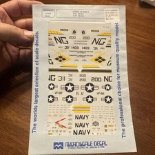 Superscale Decals 720420 1/72 Scale CAW-9 F-4B VF-92, A-7E VA-146