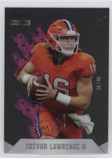 2021 Wild Card MATTE Rookie Heat Black - Pink Flames 28/99 Trevor Lawrence o7m. rookie card picture