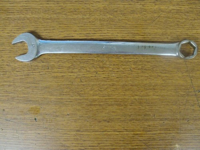 #ad Snap On OSHM170 17mm 6 Point Metric Chrome 9quot; Combination Wrench USA B481 $24.99