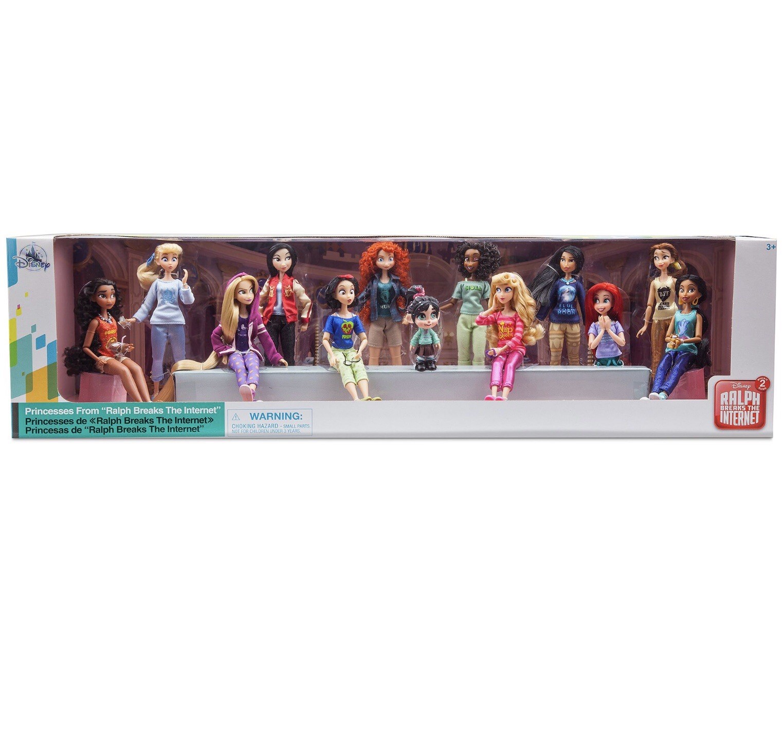 Disney 2018 Ralph Breaks The Internet Princess Doll Set NIB 