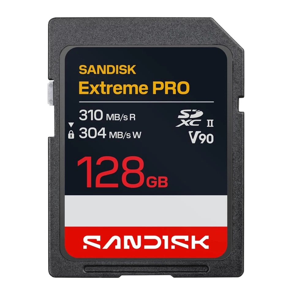 Sandisk SDSDXDE-128G-GN4IN Extreme Pro Sdxc Memory Card 128gb Uhs-ii V90 Read - Image 1 of 1