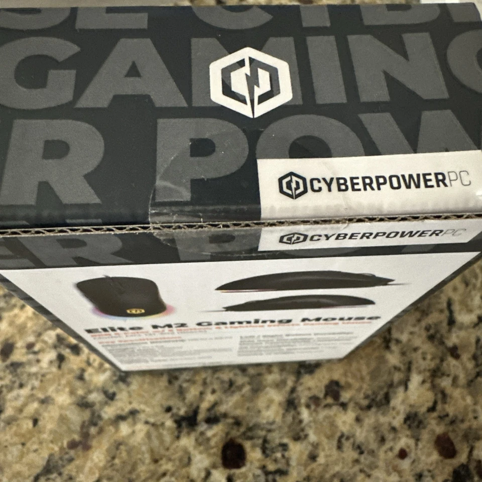 NEW CyberpowerPC M2 Elite Gaming Mouse RGB 6 Color 6 Button SEALED BOX - Image 3 of 3