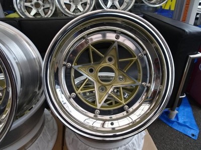 F8三陸海岸 JDM Star Shark Real 3P 14x8.0j 114.3x4H New 2 pair AE86 Hakoska
