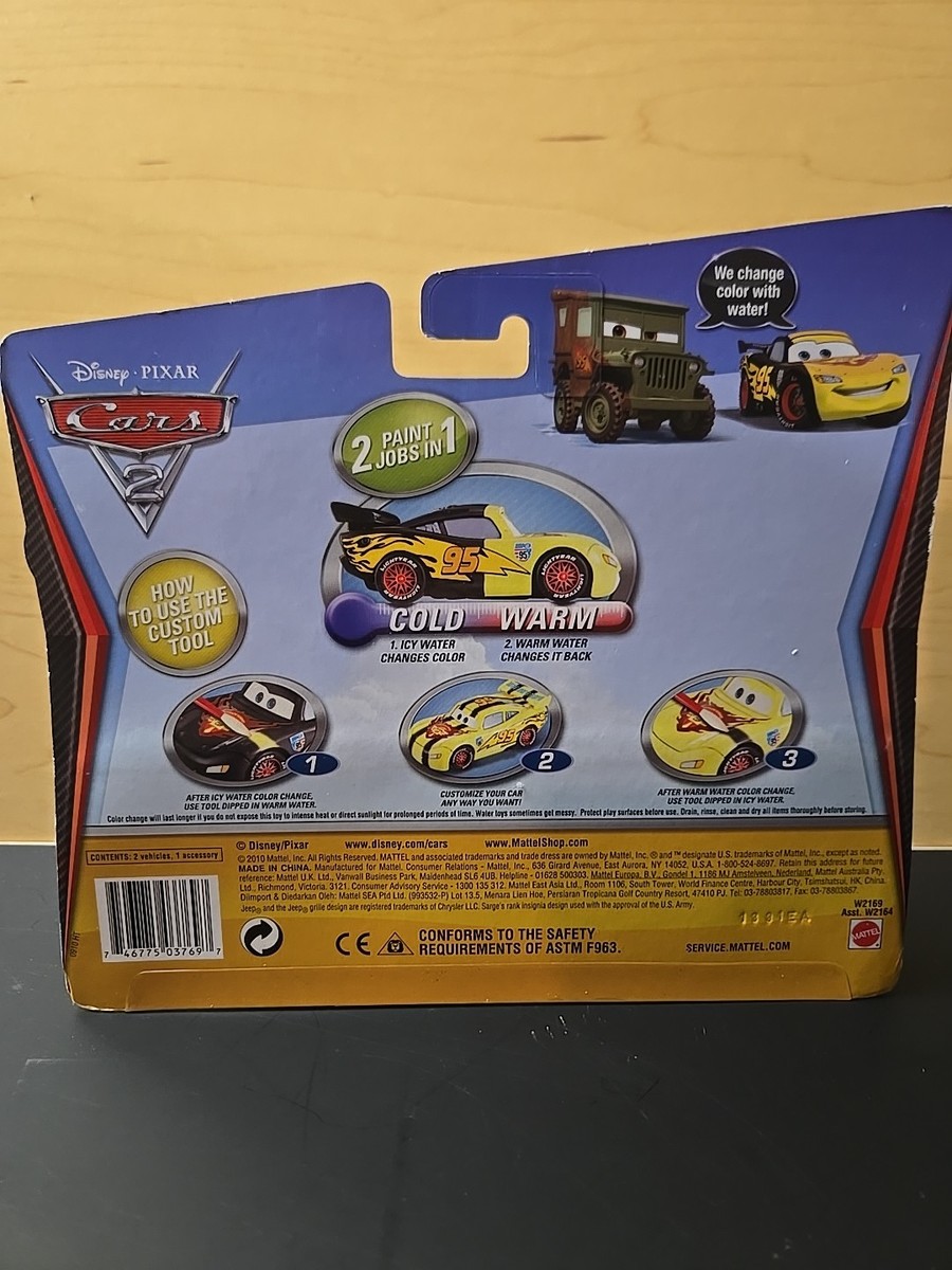Disney Pixar Cars Color Changers 2 Pack Lightning McQueen and