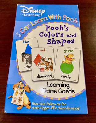 Disney Learning I Can Learn with Pooh Poohs Colors & Shapes Box is Damaged 2004