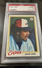 1978 Topps PSA 10 - Dave Cash #495 Expos