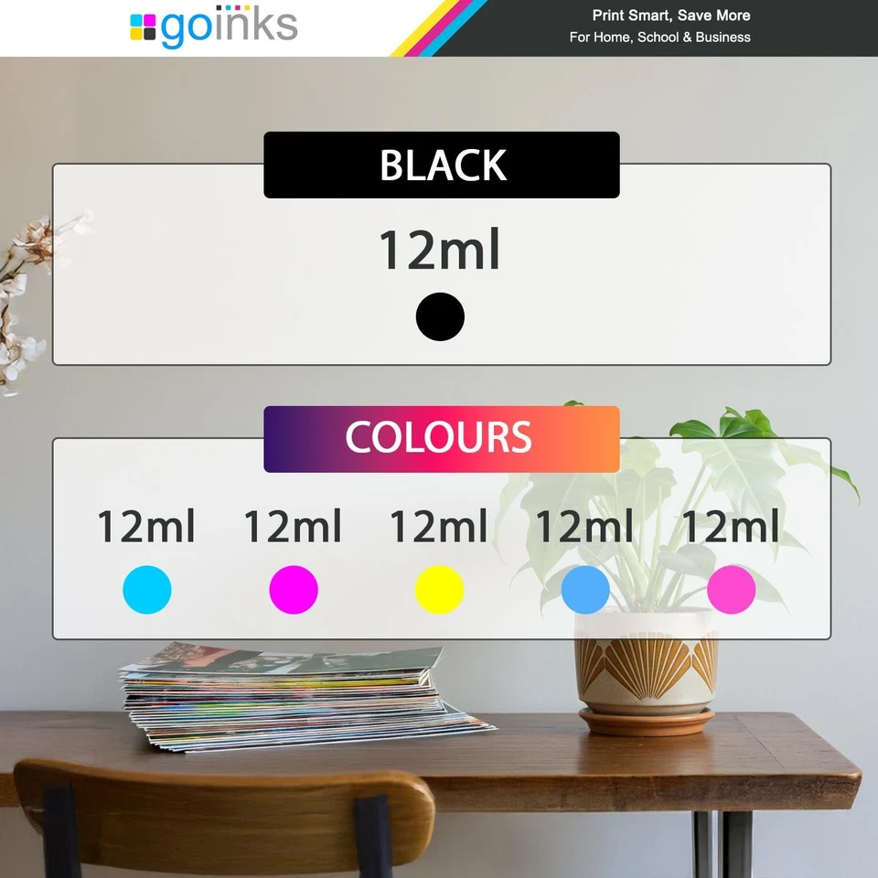 24 Ink Cartridges (Set) for Epson Expression Photo XP-750 XP-850 XP-950 XP-970 - Image 3 of 4