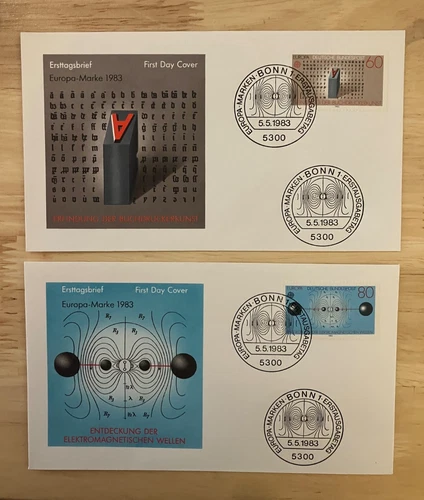 Germany 1983 FDC -- Europa CEPT  -- 100% charity