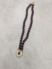 Nolan Miller Double Strand Purple Bead Bracel...