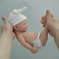 12" Micro Preemie Full Body Silicone Baby Doll Boy John Lifelike Reborn Doll Sur