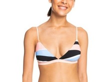 Roxy Juniors Paradise Passport Bright Multi-Color Swim Bikini Top Size XS 50