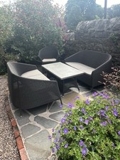 PREMIUM LUXURY CANE-LINE OUTDOOR SOFA LOUNGE SET GARDEN BALCONY PATIO