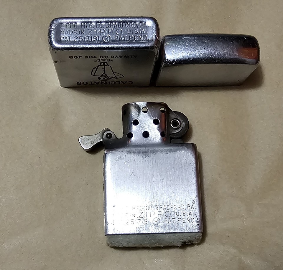 1950s Calcinator Cal, Always on the Job Zippo Lighter Fallout Cartoon ...