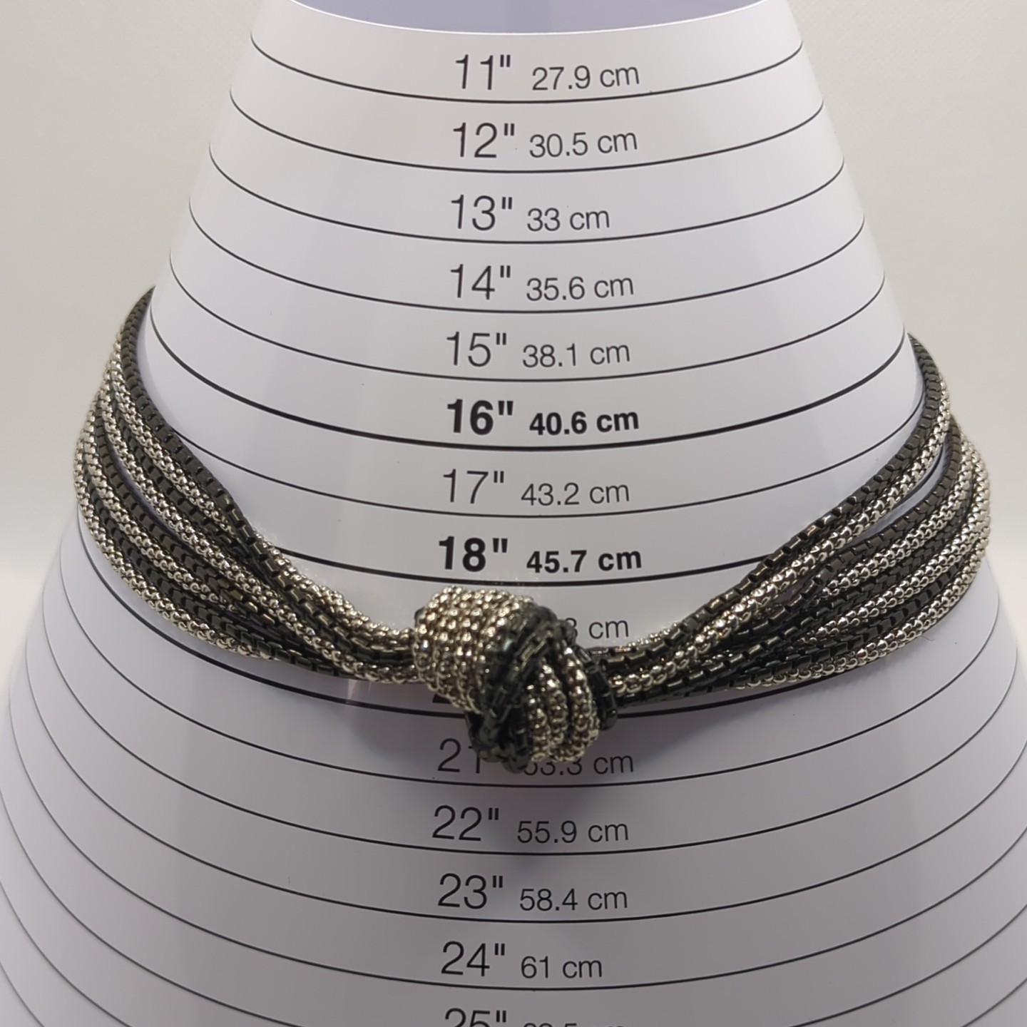 BCBGeneration Statement Choker Necklace Woven Kno… - image 5