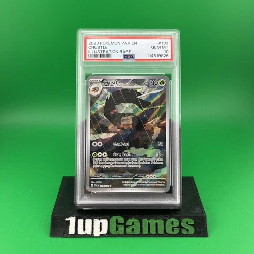 Crustle 183/182 Paradox Rift Illustration Rare PSA 10 GEM MINT