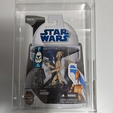 Star Wars The Clone Wars Battle Droid  7 1st Day of  Issue 2008 AFA 85 NM