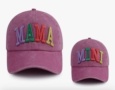 Mama  Mini Hats Baseball Cap Adult Youth Caps Mothers Day Mom