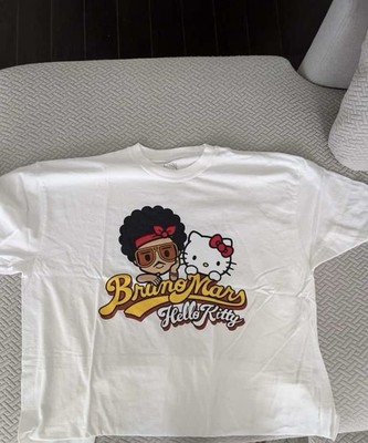 Bruno Mars Hello Kitty collaboration short sleeve T-shirt sanrio