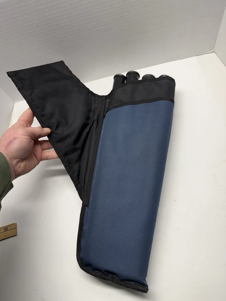 BOHNING Tiro con Arco Azul Marino 4 Tubos Objetivo Cinturón/Aljaba de Cadera Mano Izquierda Foto 4 de 4