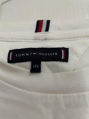 Tommy Hilfiger Logo T-shirt Age 16 Years / 176cm White - Picture 3 of 4