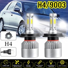 9003 H4 White Led Highlow Beam Headlight Bulbs Kit For Honda Civic 1992-2003