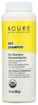Acure Dry Shampoo - All Hair Types | Volumizing | Travel Size 1.7 Oz