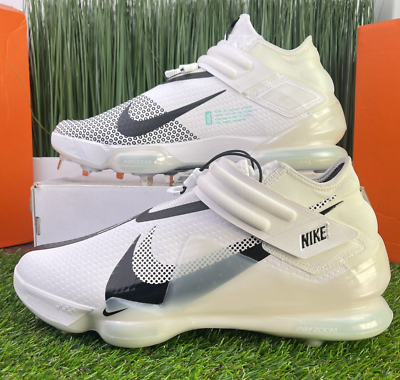 Nike Force Zoom Trout 7 Mens Baseball Cleats White Black  display picture 1