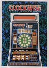 Vintage Pub Fruit Machine Original Sales Flyer Clockwise Bell Fruit 1980's