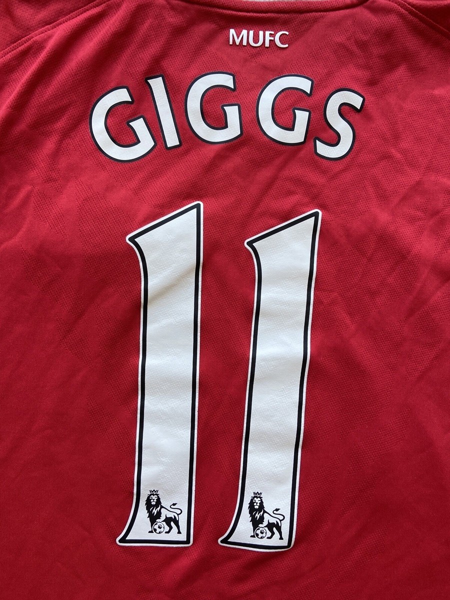 MANCHESTER UNITED 2010 2011 HOME FOOTBALL SHIRT SOCCER LS