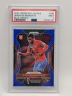 2022 Prizm World Cup Jewison Bennette #292 Blue Choice /135 Rookie Card PSA 9
