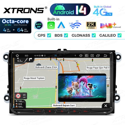 Android 14 8Core 64G Autoradio GPS 4G LTE Für VW GOLF 5 6 Touran EOS Tiguan Polo - 第 11/18 張圖片