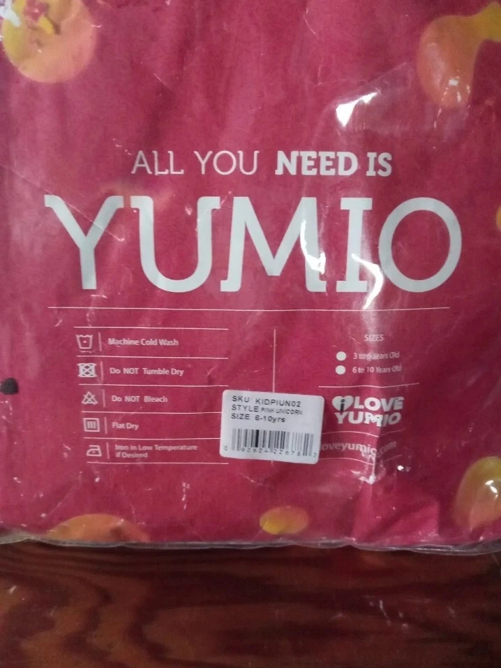 Disfraz Body Unicornio Rosa de I love Yumio Niños (Talla: 3-6 Años)  Foto 4 de 4