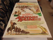 ARIZONA RAIDERS 1965 AUDIE MURPHY WILLIAM WITNEY ORIG 27x41