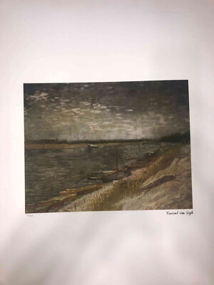 Vincent Willem van Gogh off set lithograph cm 50x70 signature on plate with COA
