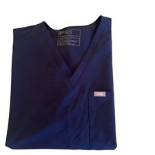 Figs Technical Collection Scrub Top Navy Blue Women's Size XL