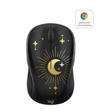 Logitech Compact Wireless Mouse, 2.4 GHz with USB Receiver, Magic Night