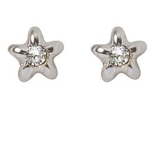 ORECCHINI BOCCADAMO Petit, in argento 925, a lobo con stella e Swarovski POR033